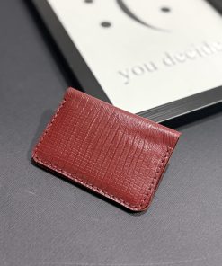 جاکارتی چرم زرشکی  مدل ژیوان